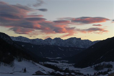 Sonnenuntergang im Gsiesertal