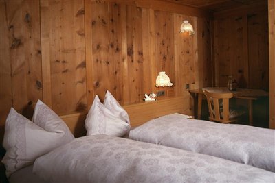 Bedroom of the vacation apartment of the Waldsamerhof